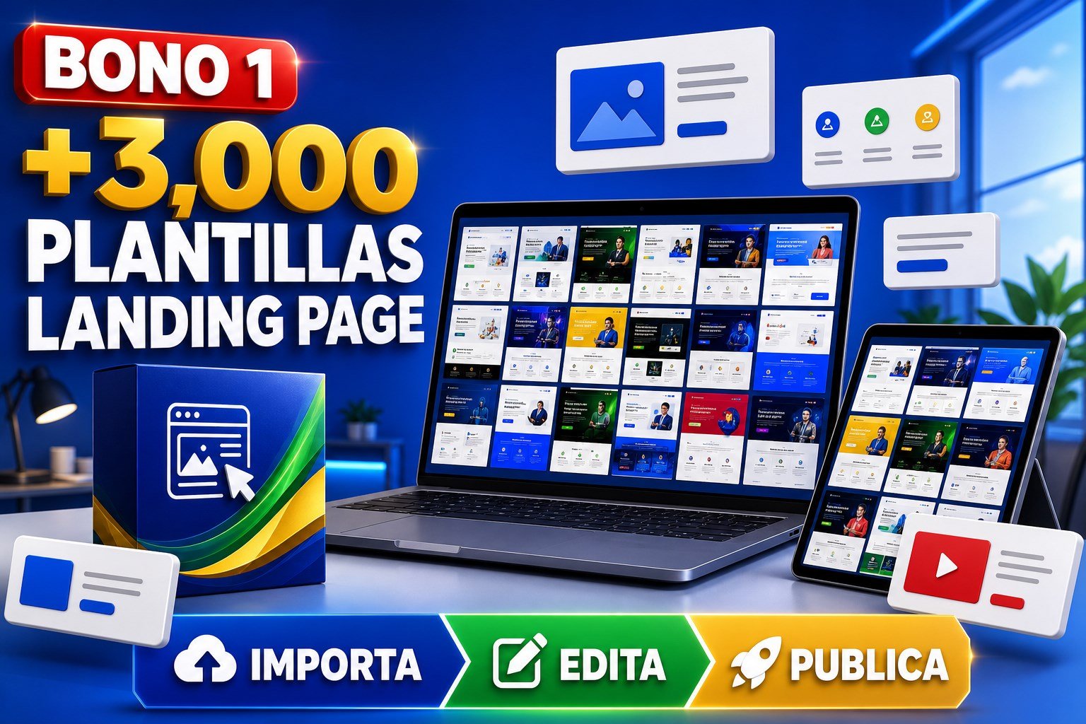 Plantillas para landing pages