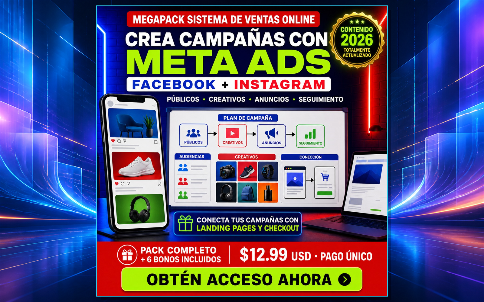 Curso de campañas Meta Ads e Instagram 2026