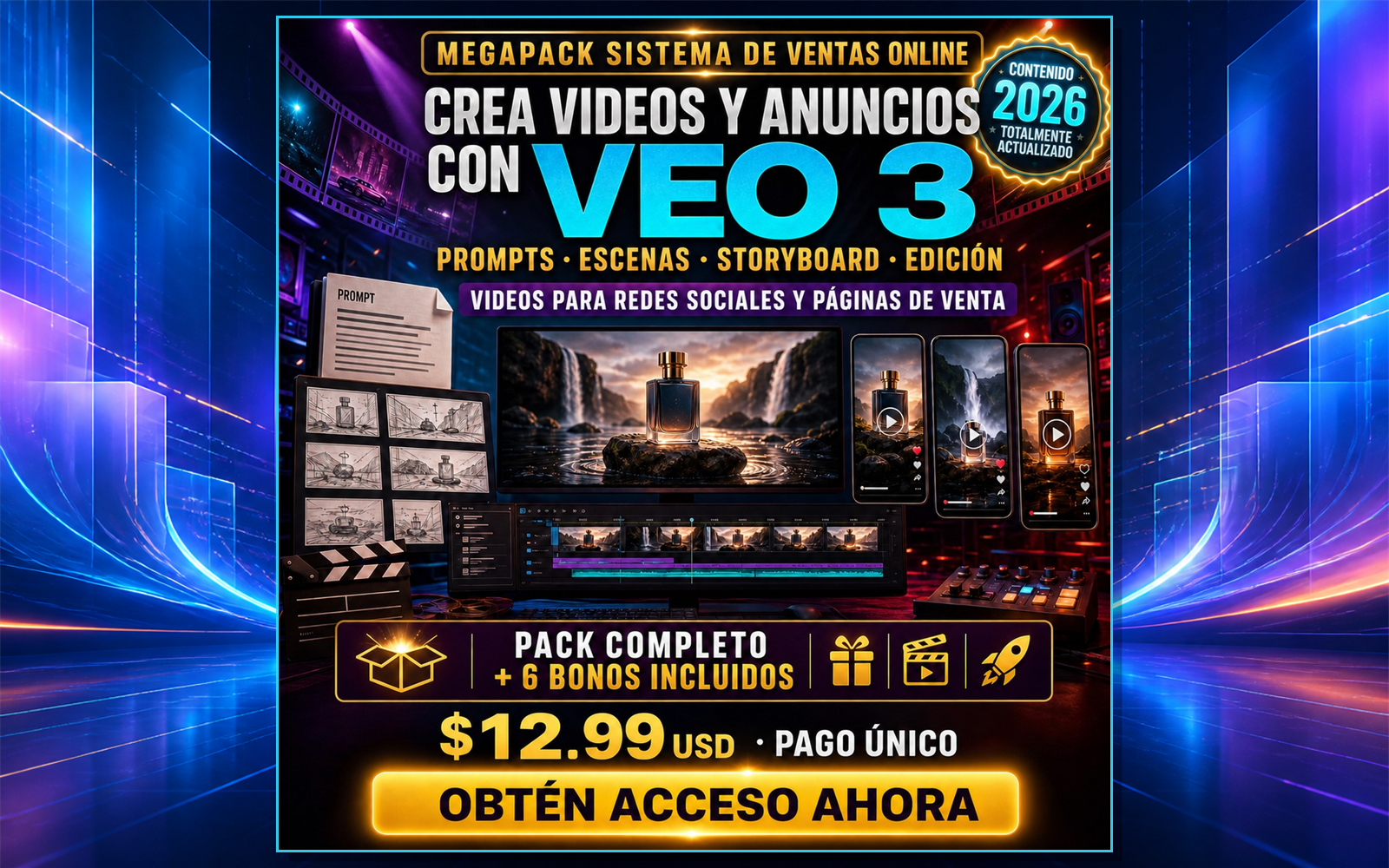 Curso de videos con Veo 3 e inteligencia artificial